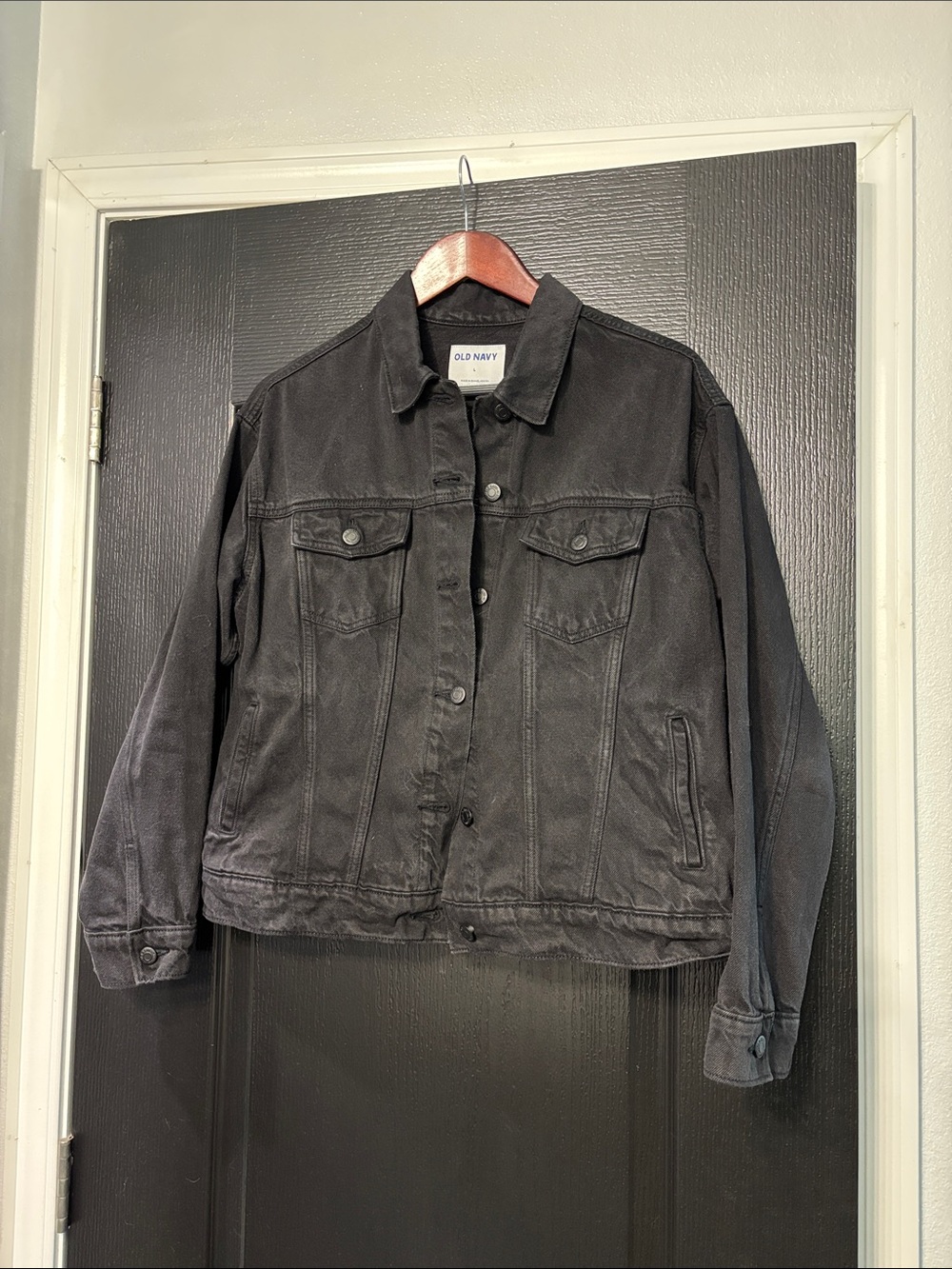 Old Navy Black Jean Jacket